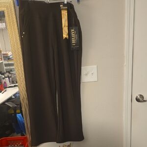 Straight Leg Women’s Pants in Dark Brown - by Jeans